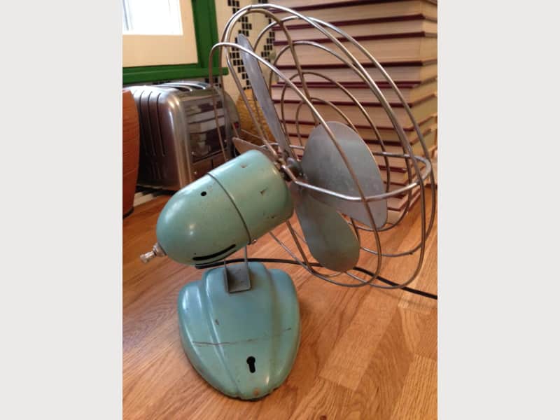 Vintage Eskimo Turquoise Fan Apartment Therapy S Bazaar