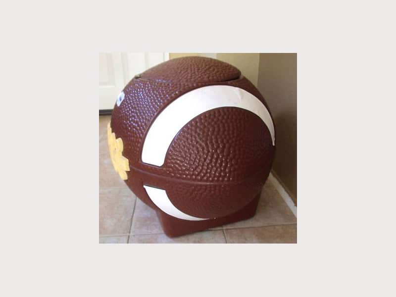 Little Tikes Football Toy Box Chest Cooler Hamper Apartment
