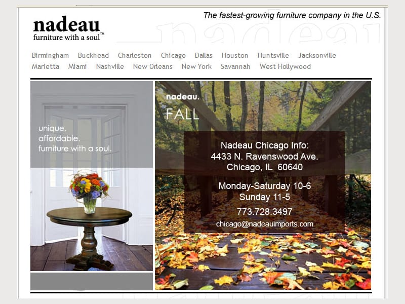 Nadeau Furniture With A Soul Apartment Therapy S Bazaar