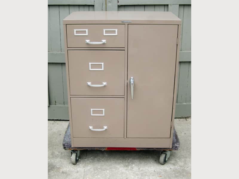 Mid Century Steelmaster File Cabinet With Safe Apartment