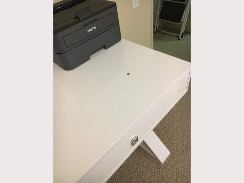 Z Gallerie Jett Desk White Lacquer Apartment Therapy S Bazaar