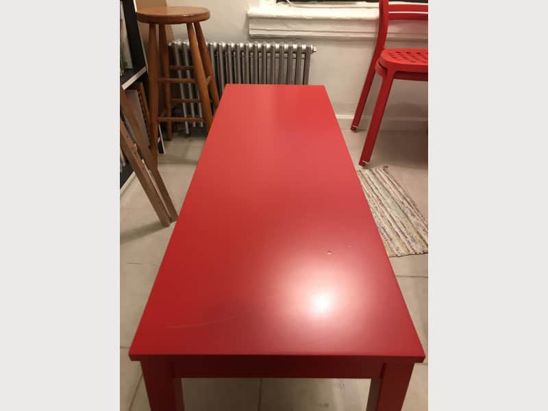 Ikea Sigurd Bench In Red Apartment Therapy S Bazaar