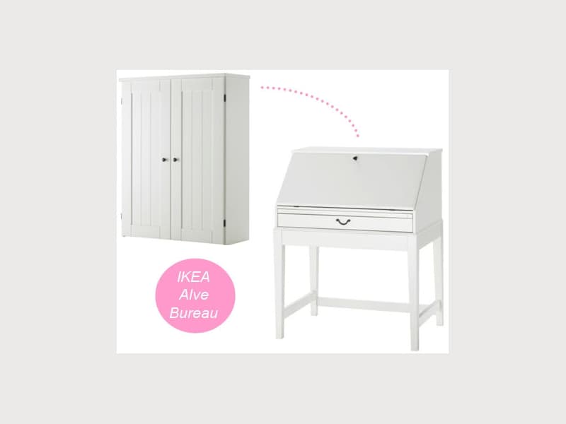 Ikea Alve Bureau With Add On Unit Apartment Therapy S Bazaar