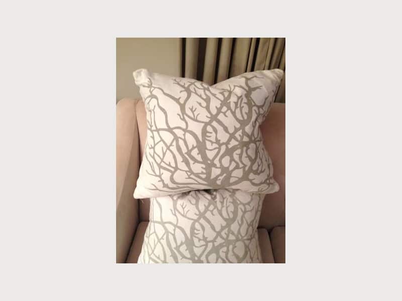 1 Beige Fringe Big Pillow for Sofa/Chair/Couch - Apartment Therapy's