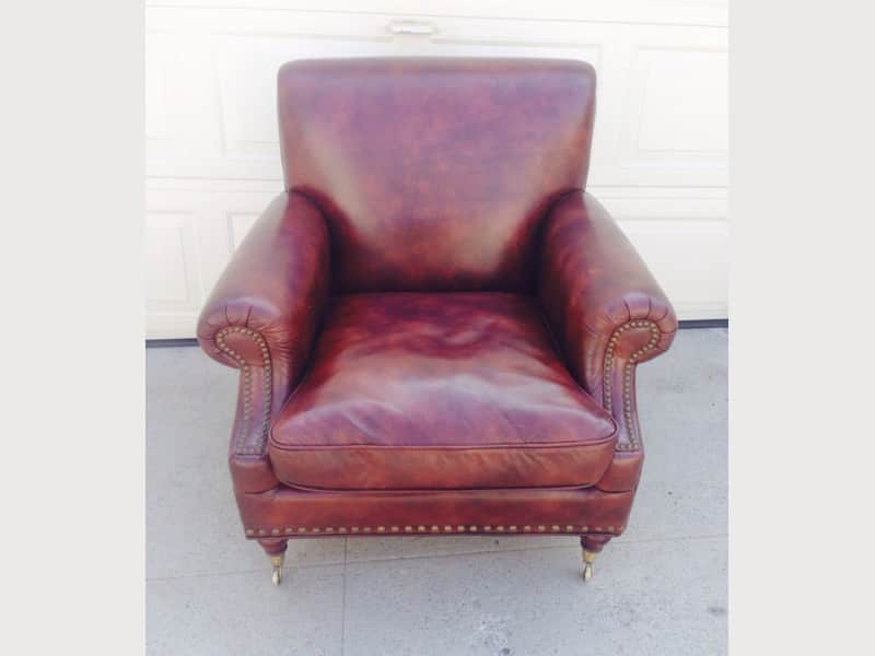 Pair Moroni Stonecreek Classic Leather Club Chairs Apartment Therapy S Bazaar