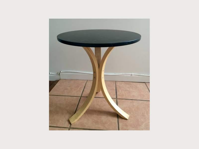 Ikea Fornbro Pedestal Tripod Side End Table Apartment Therapy S Bazaar