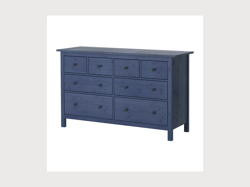 Ikea Hemnes 8 Drawer Dresser In Blue Apartment Therapy S Bazaar