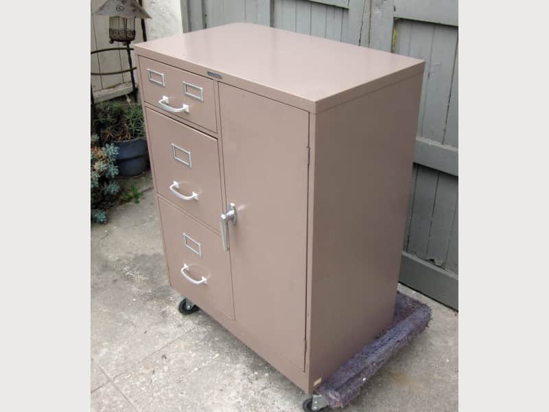 Mid Century Steelmaster File Cabinet With Safe Apartment