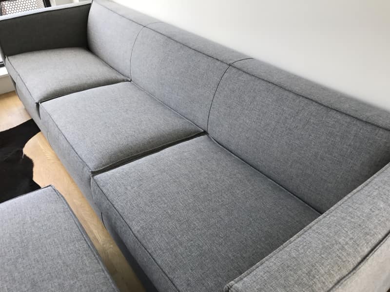 Cb2 seater club sofa + ottoman - Therapy's Bazaar.