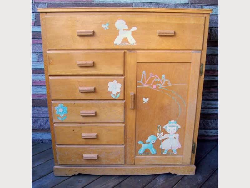 baby dresser with closet