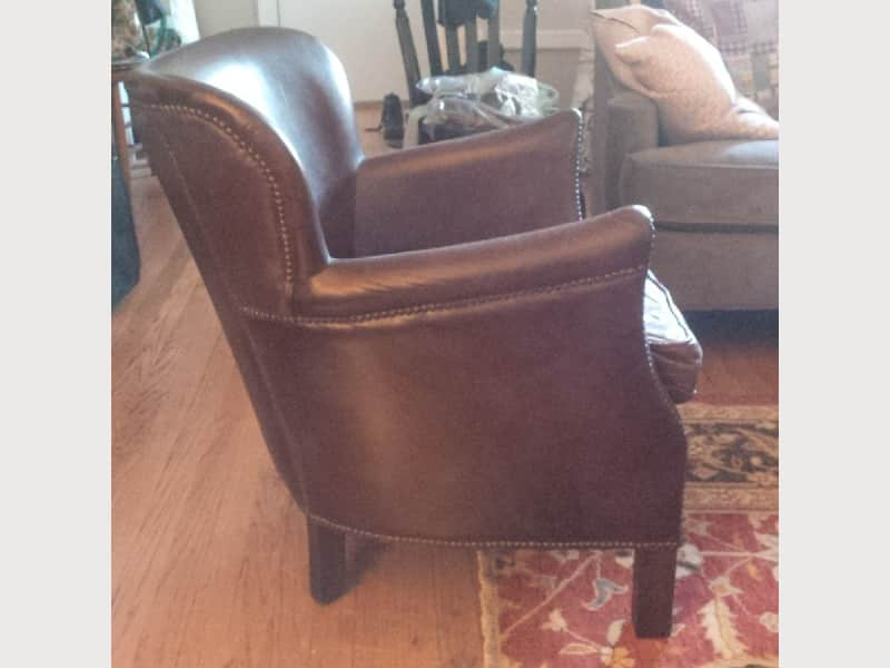 Restoration Hardware Leather Professor S Chair Apartment