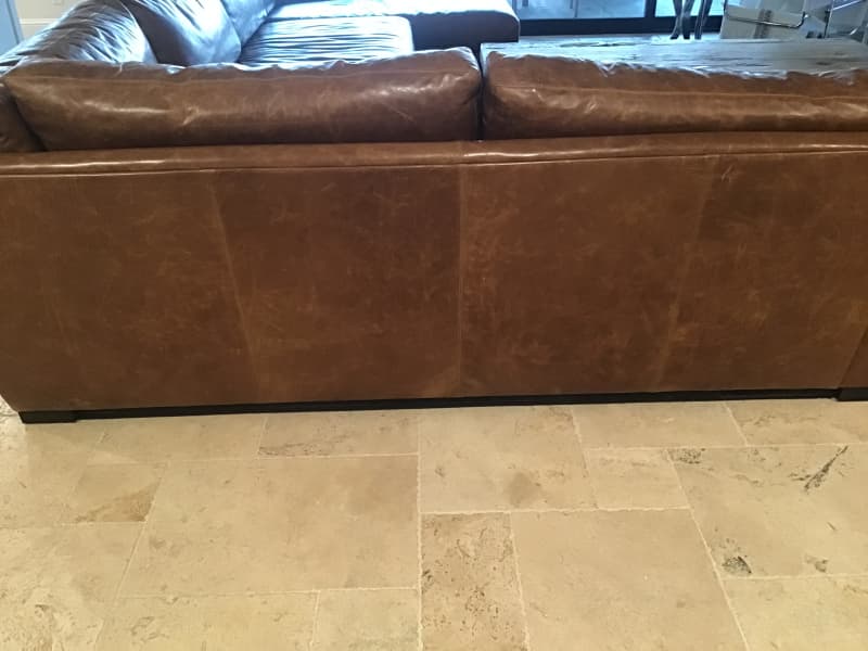 Restoration Hardware Maxwell Lux Leather Sectional - Apartment Therapy's Bazaar.