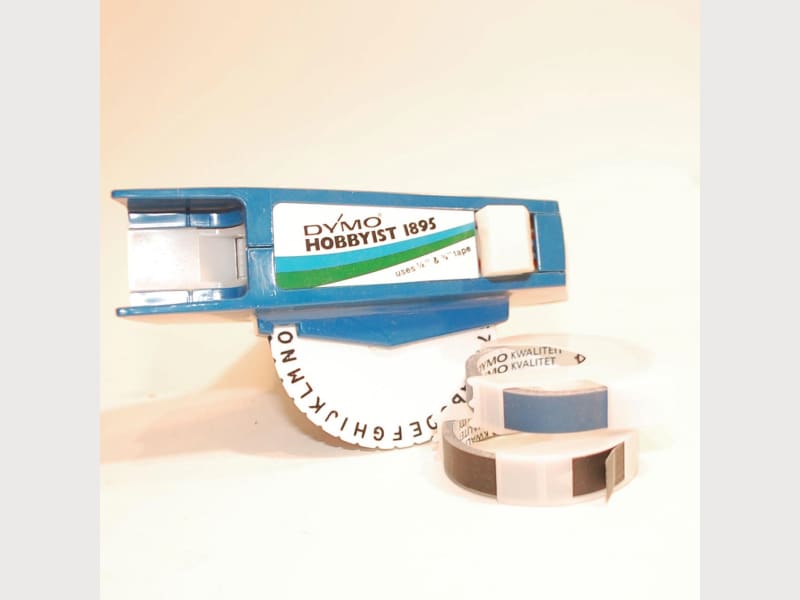 Vintage Dymo Hobbyist Label-Maker with Two Tapes