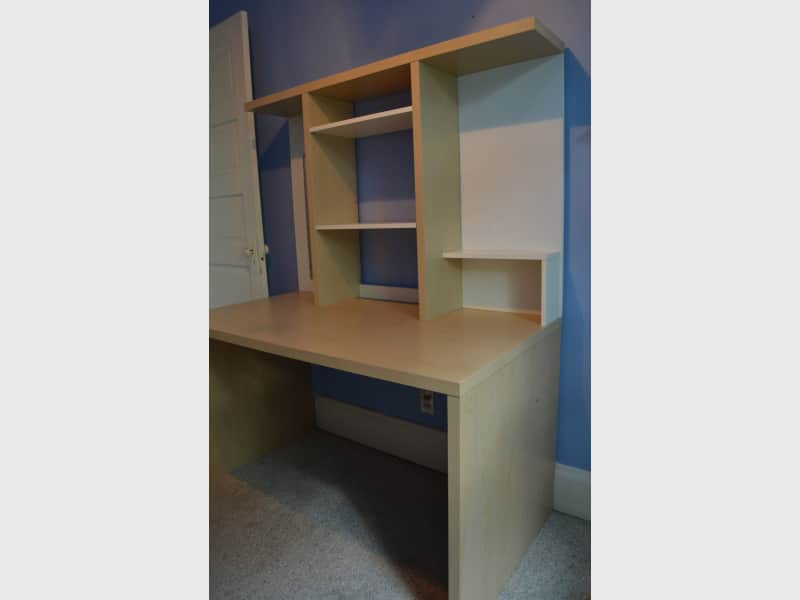 Ikea Mikael Desk Hutch In Birch Apartment Therapy S Bazaar
