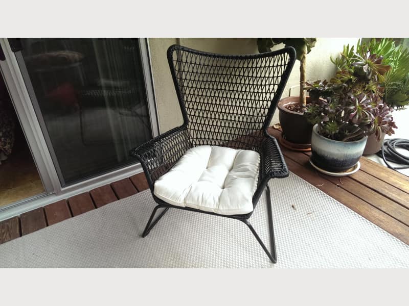 Ikea Hogsten Outdoor Lounge Chair With Cushion Apartment Therapy S Bazaar