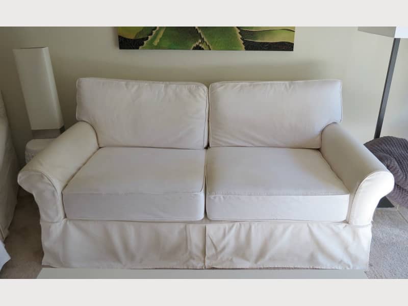 Crate Barrel Potomac Slipcovered Sofa Apartment Therapy S Bazaar