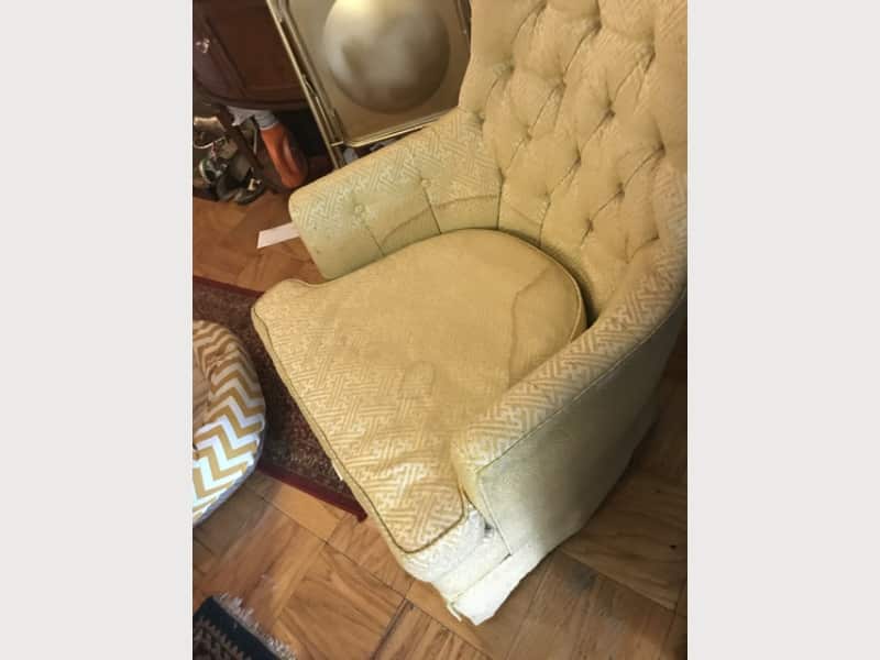 Woodmark Originals Tufted Club Chair Apartment Therapy S Bazaar