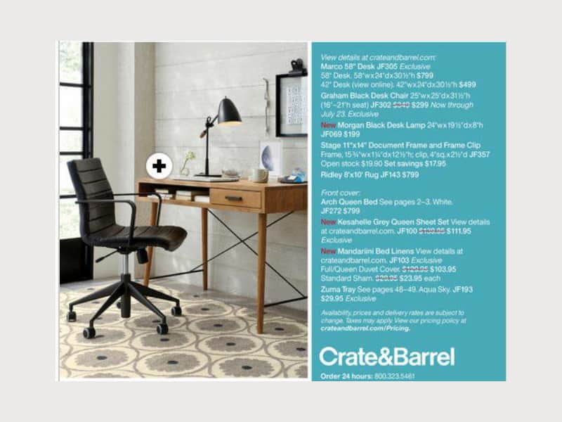Crate And Barrel Marco Desk Apartment Therapy S Bazaar
