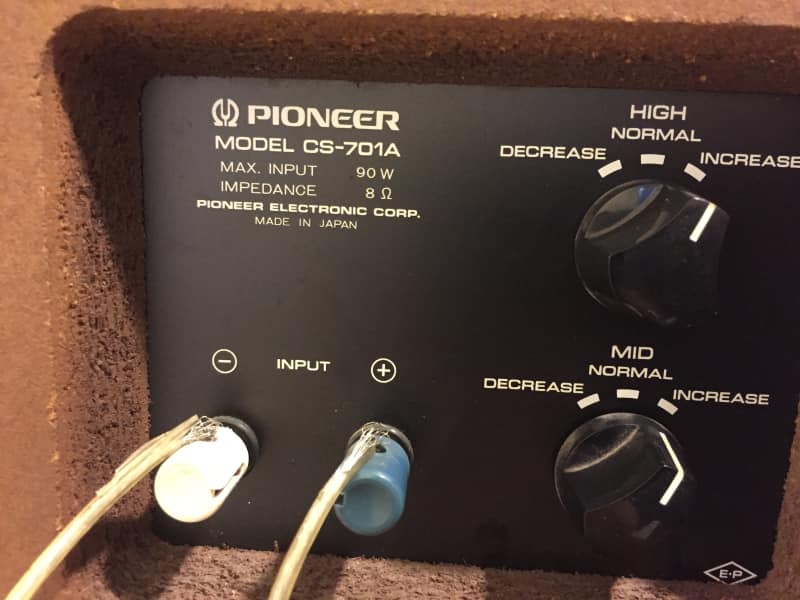 pioneer cs 701 speakers