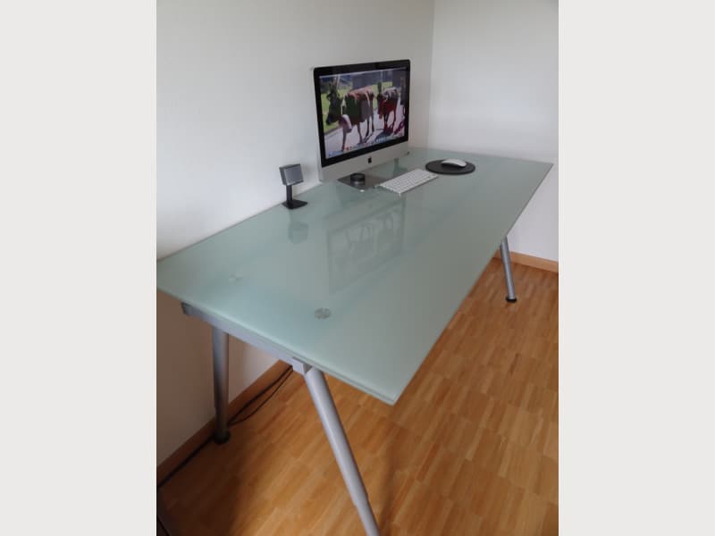 Ikea Galant Glass Desk Apartment Therapy S Bazaar