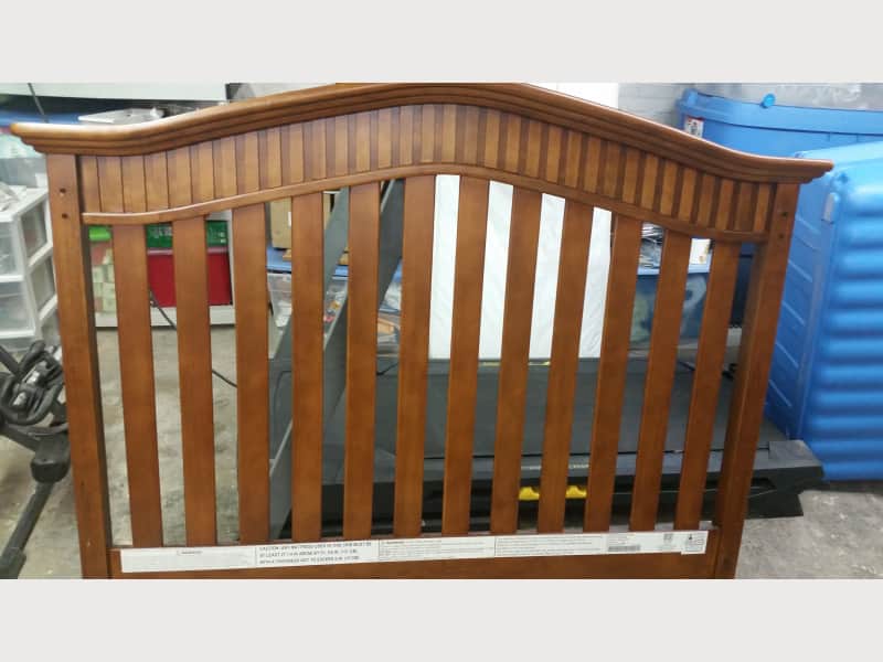 Babi Italia Cinnamon Crib Dresser Conversion Kit Apartment