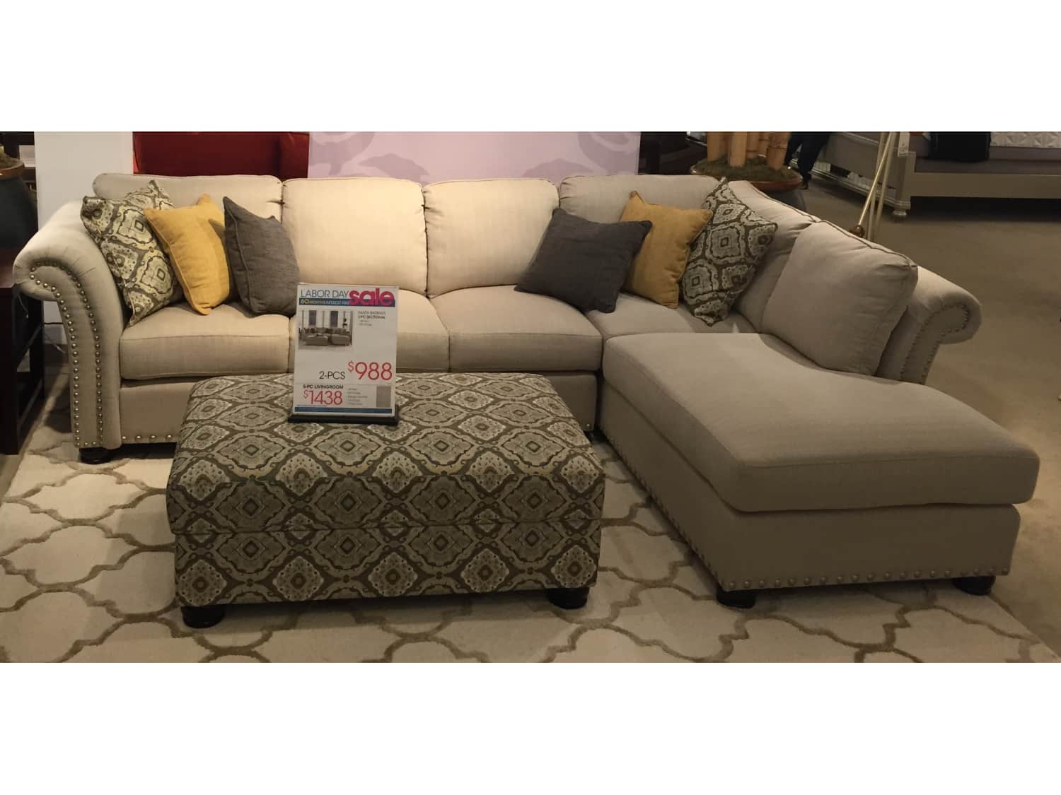 5 Piece Sofa Sectional Living Room Set New Apartment Therapy S Bazaar