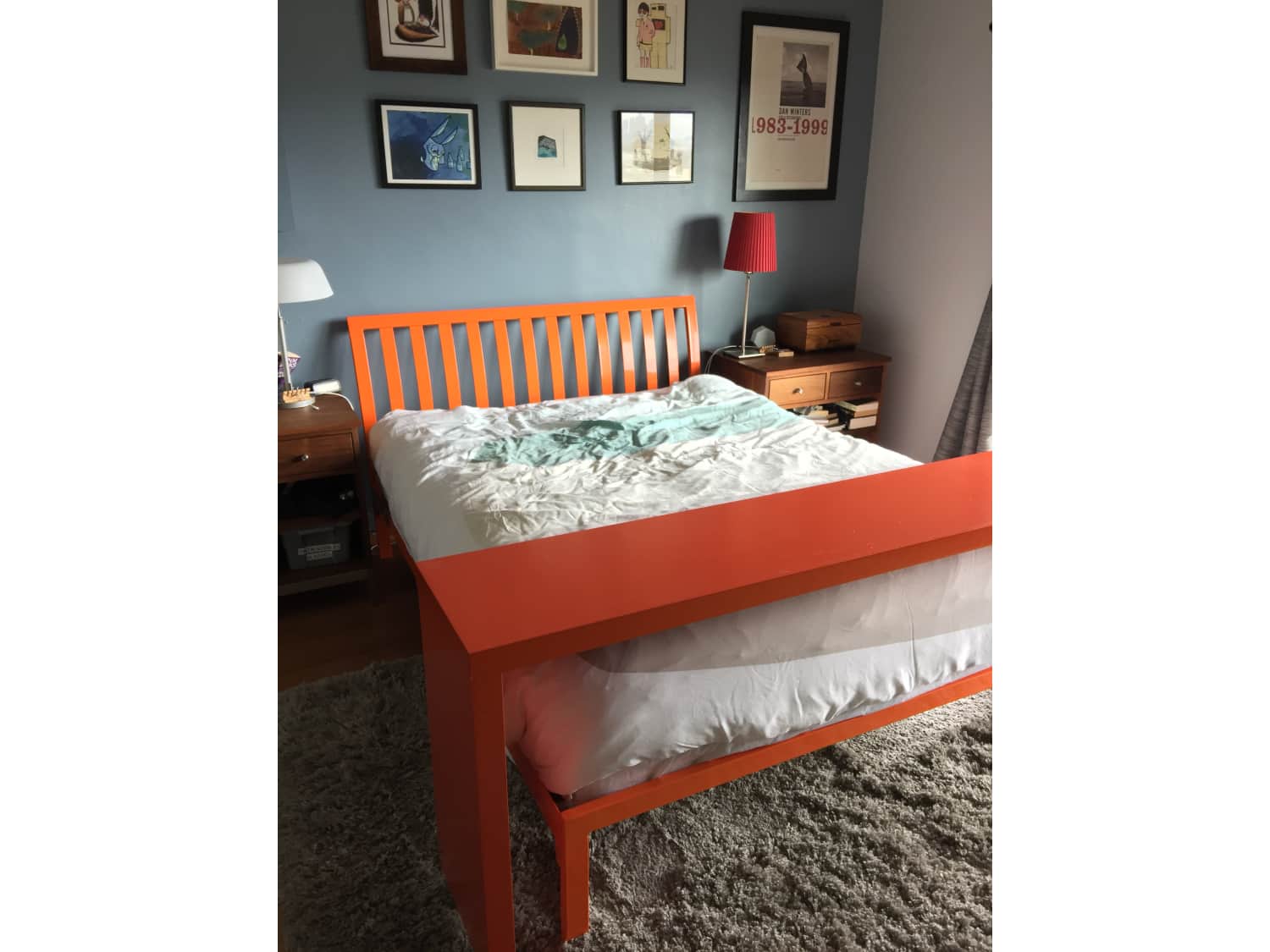 Room and Board Queen Webster Bed in Orange - Apartment ...