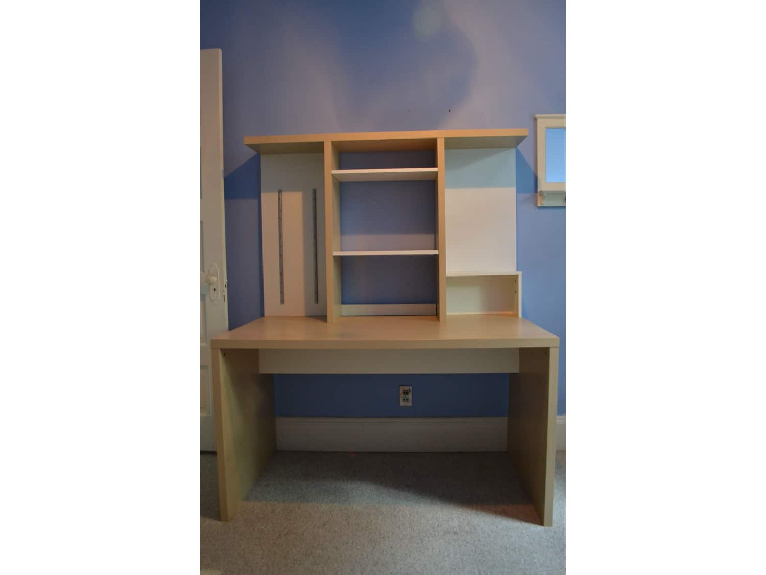 Ikea Mikael Desk Hutch In Birch Apartment Therapy S Bazaar
