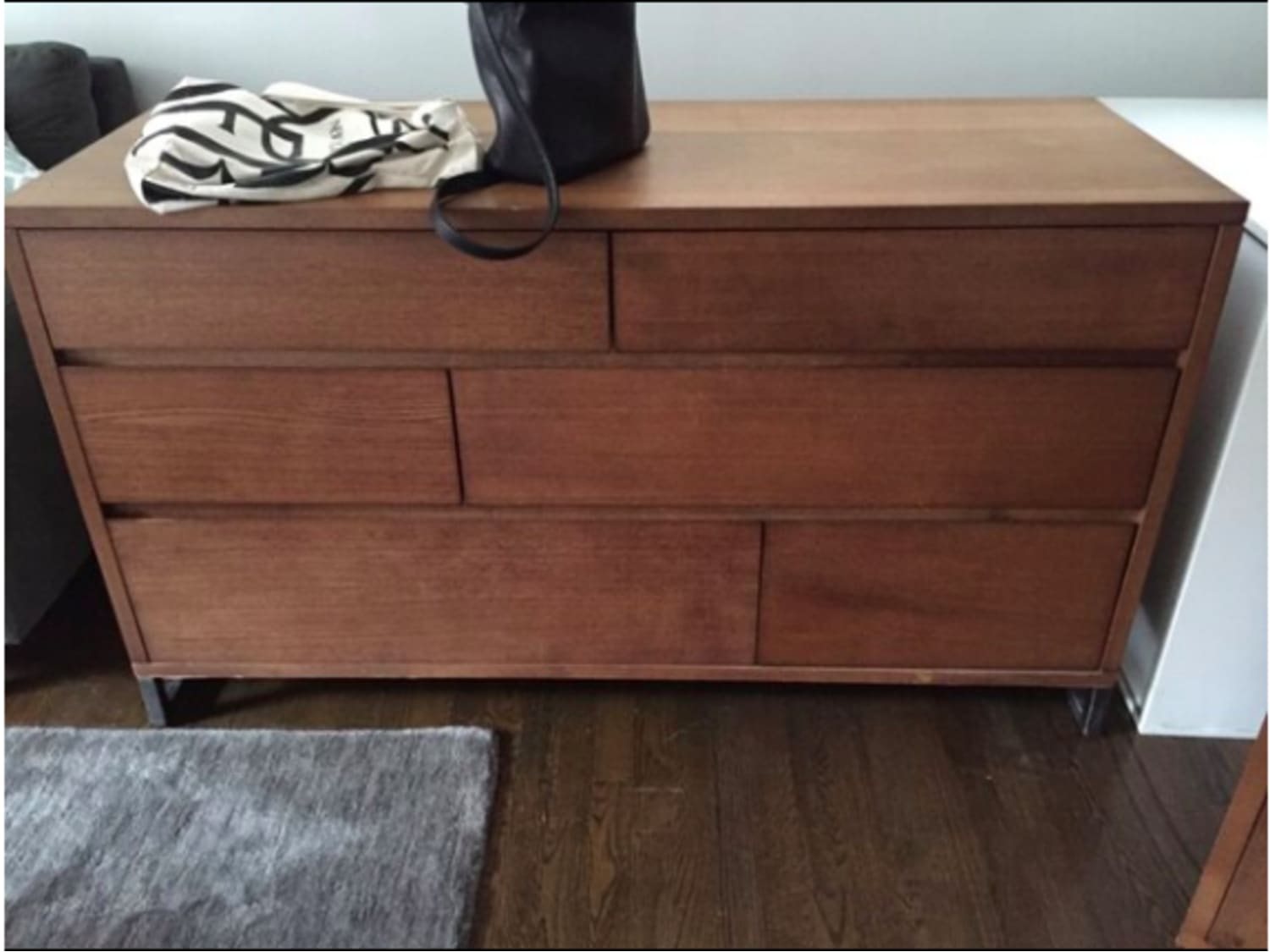 West Elm Hudson 6 Drawer Wood Dresser In Acorn Apartment