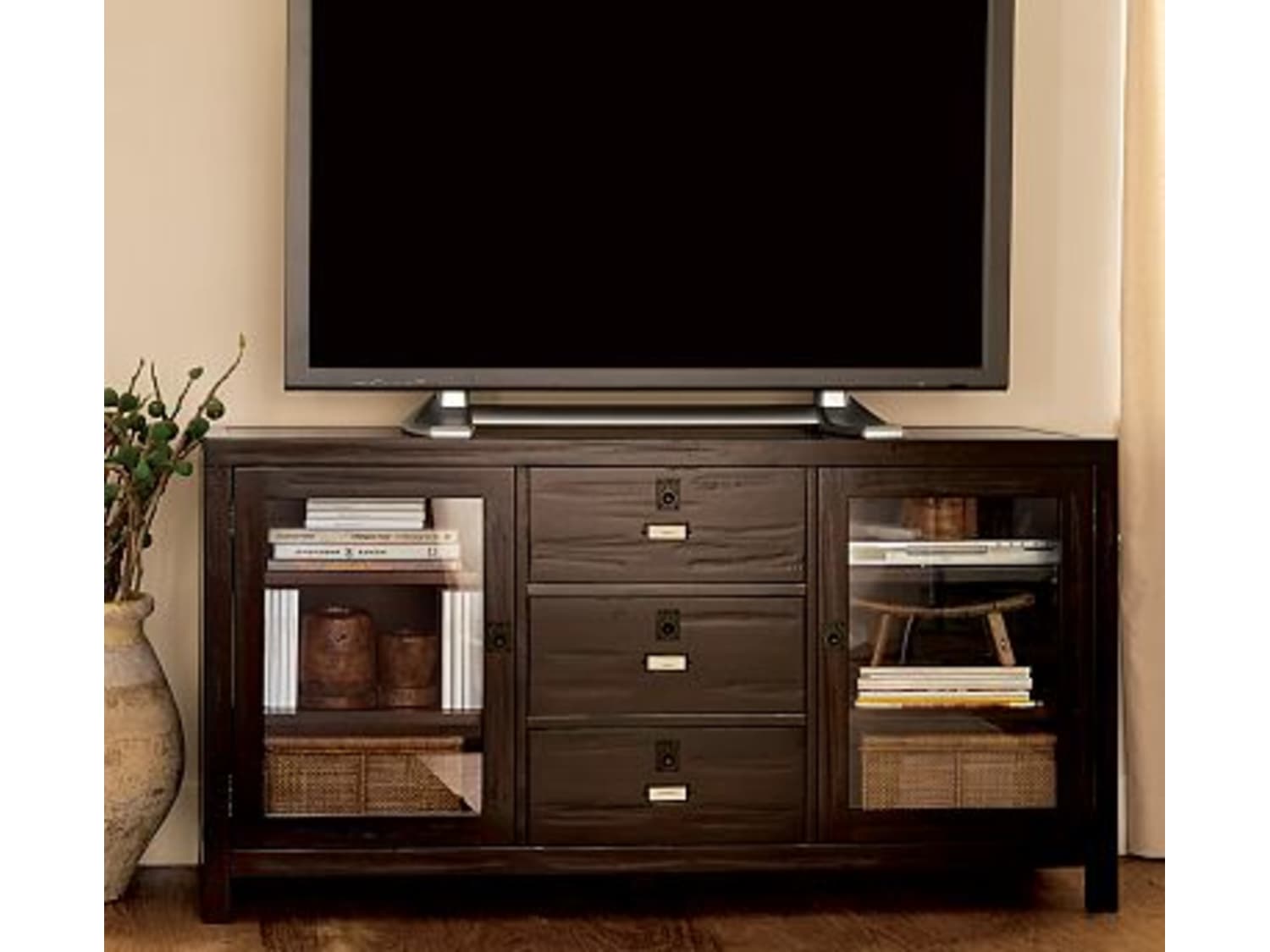 Pottery Barn Rhys Media Console Apartment Therapy S Bazaar