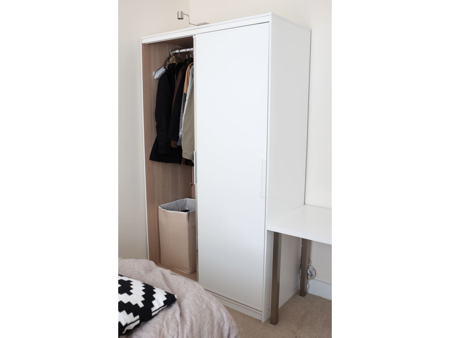 Morvik White Wardrobe Ikea Apartment Therapy S Bazaar