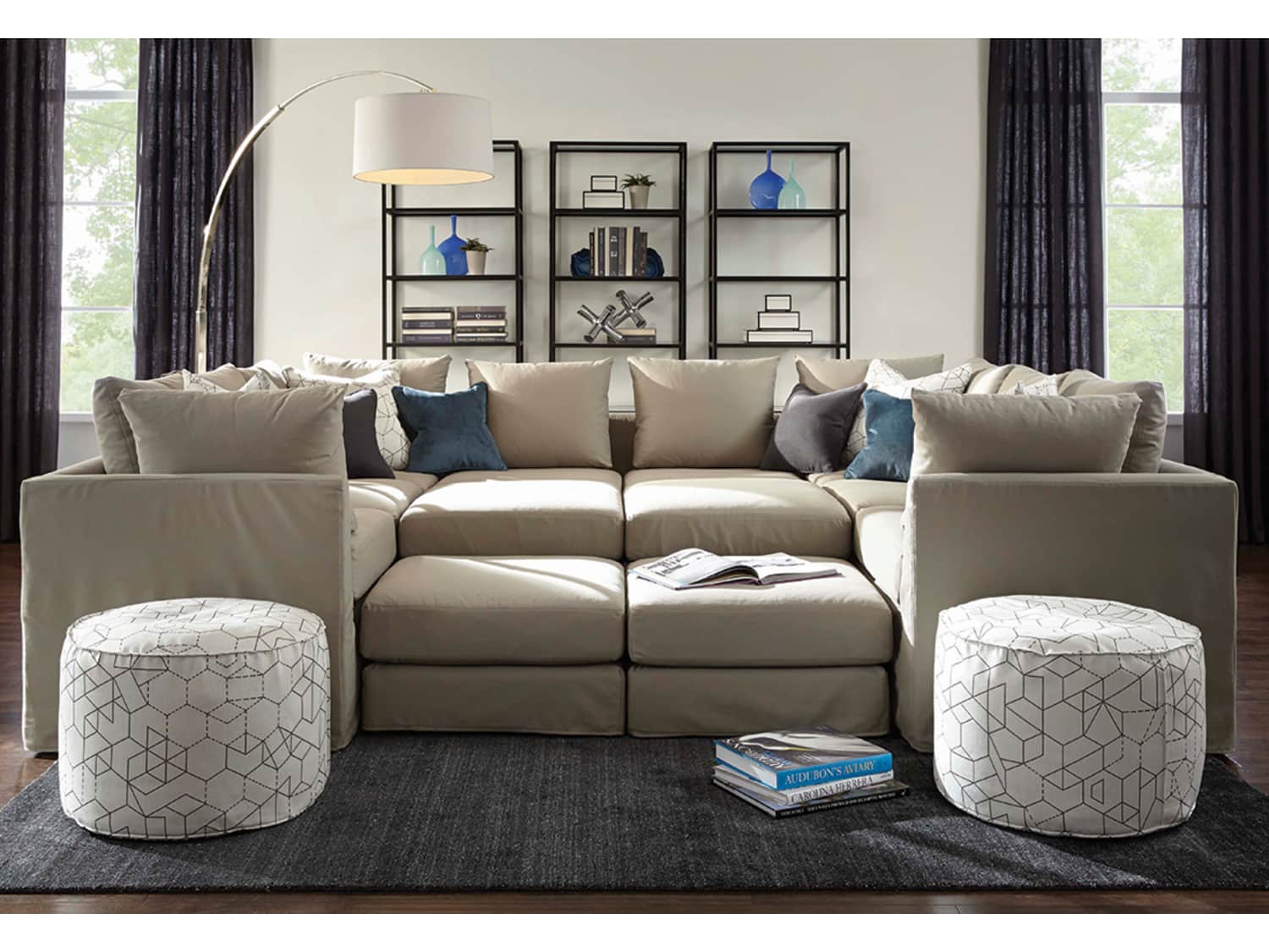Mitchell Gold Bob Williams Dr Pitt Sectional Apartment