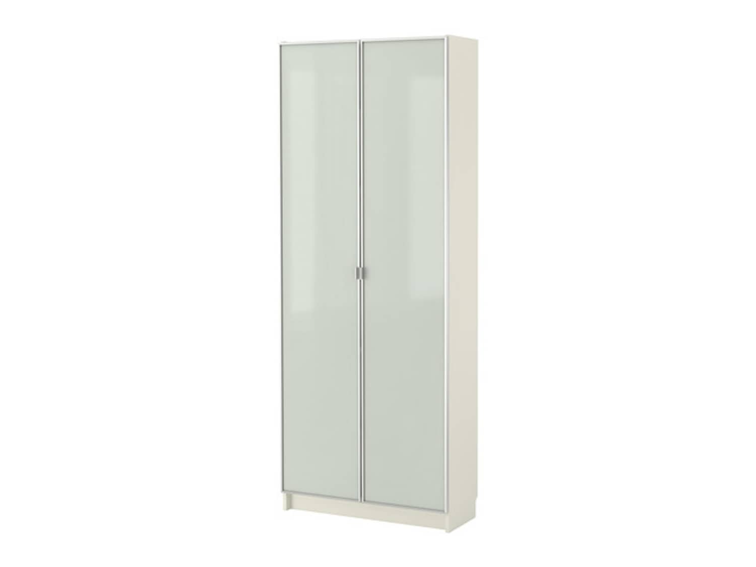 Ikea Billy Bookcase With Morliden Glass Doors Apartment