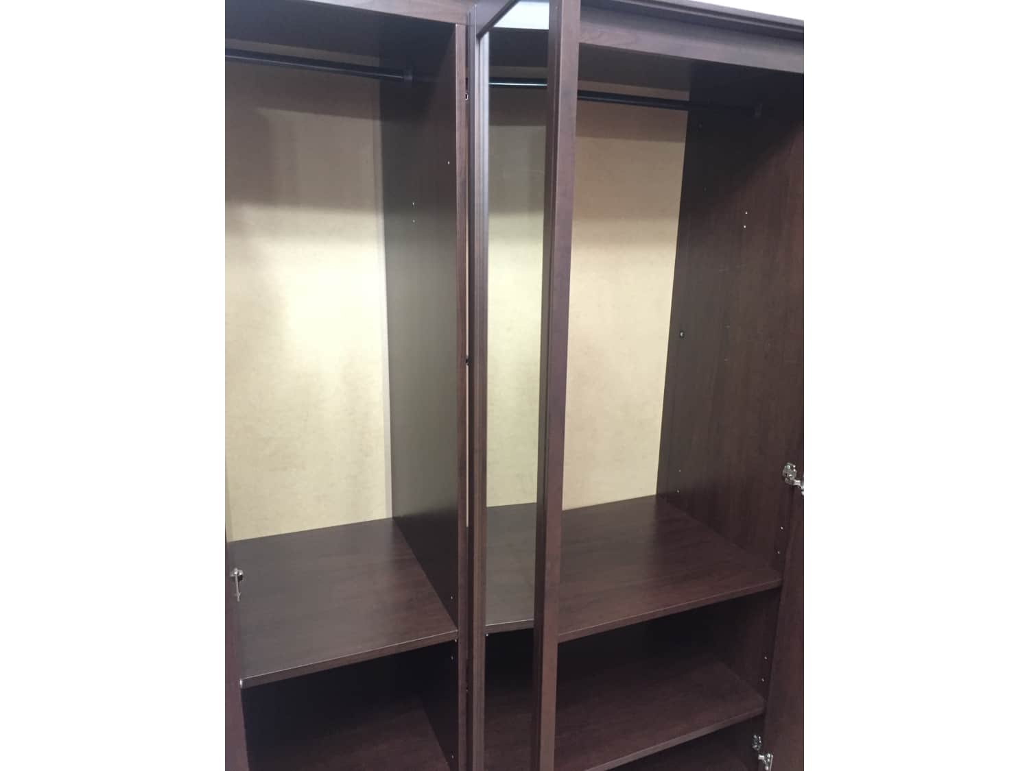 Ikea Brusali Wardrobe With 3 Doors Mirror Apartment