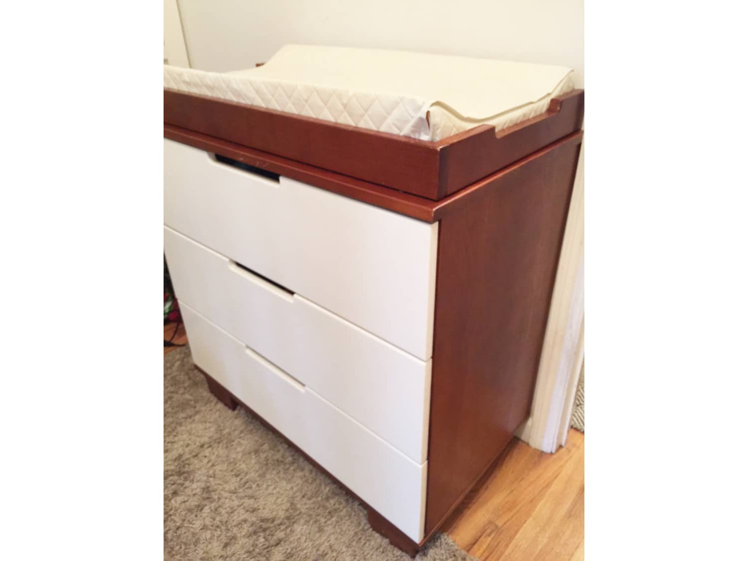 Amber And White Dresser And Changer Apartment Therapy S Bazaar