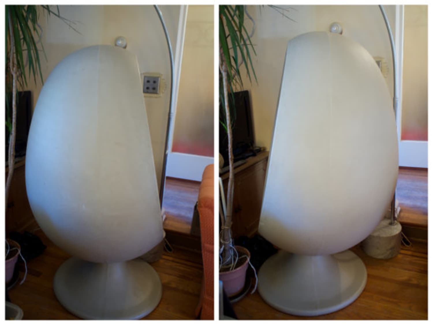 Mid Century Starkey Egg Chair W Stereo Speaker Apartment Therapy S Bazaar