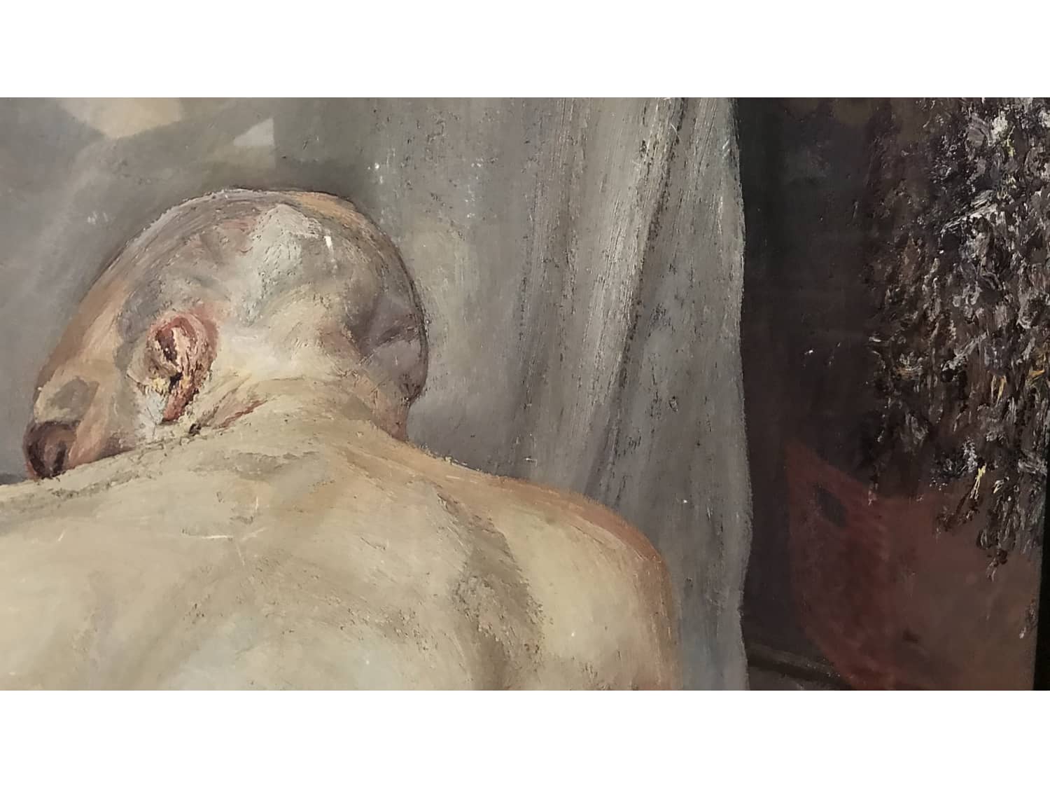 Lucian Freud Naked Man Back View