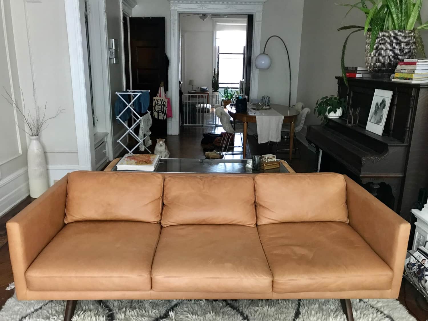 West Elm Brooklyn Leather Sofa In Sienna Apartment Therapy S Bazaar West elm leather sofa love seat 3 d brooklyn furniture design couch models living room. west elm brooklyn leather sofa in