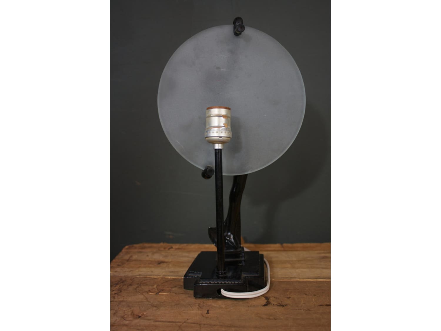 Art Deco Lamp Nude Silhouette Lamp Sarsaparilla Fr ...