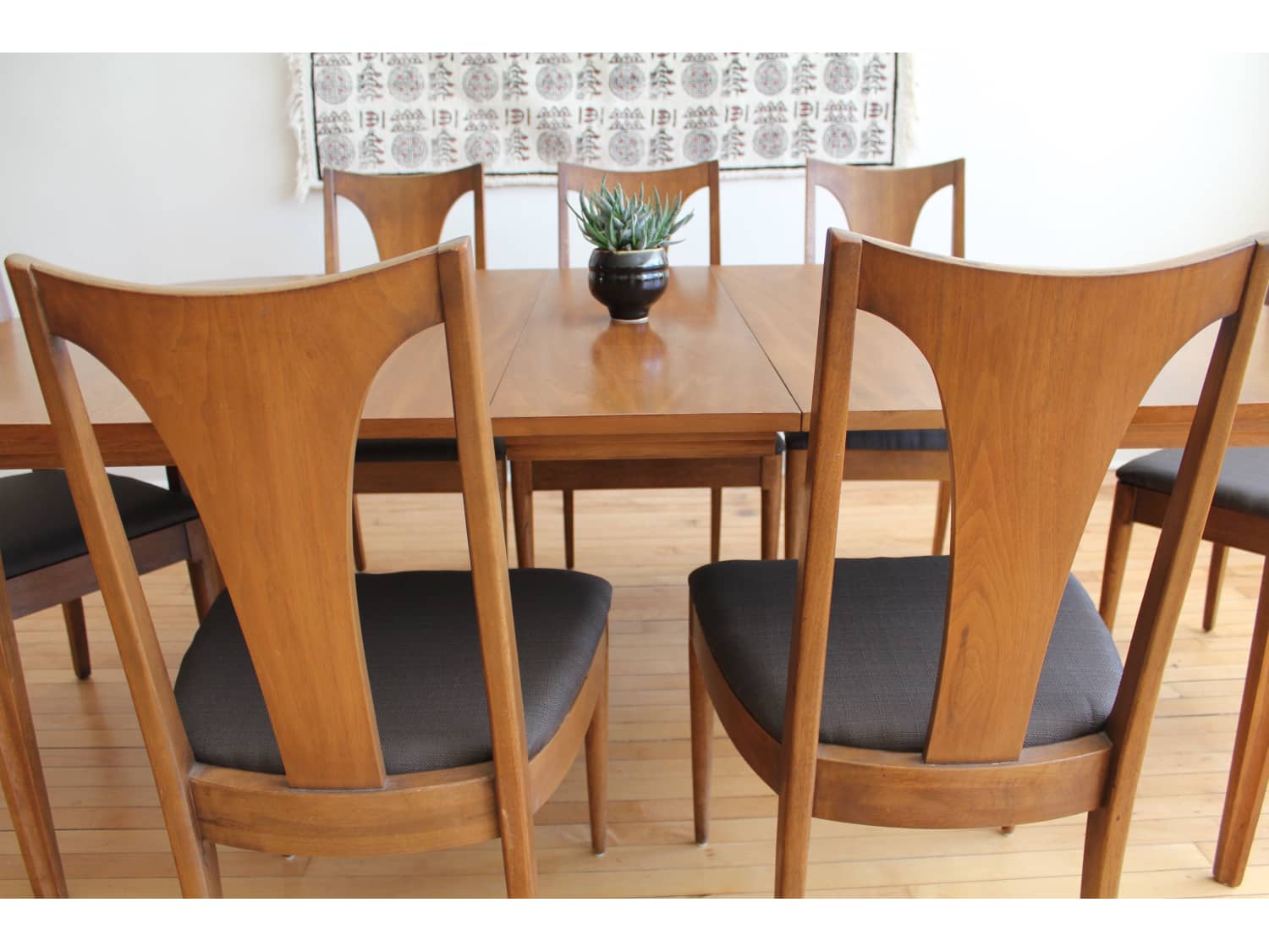 Mid Century Modern Broyhill Sculptra Dining Set ...