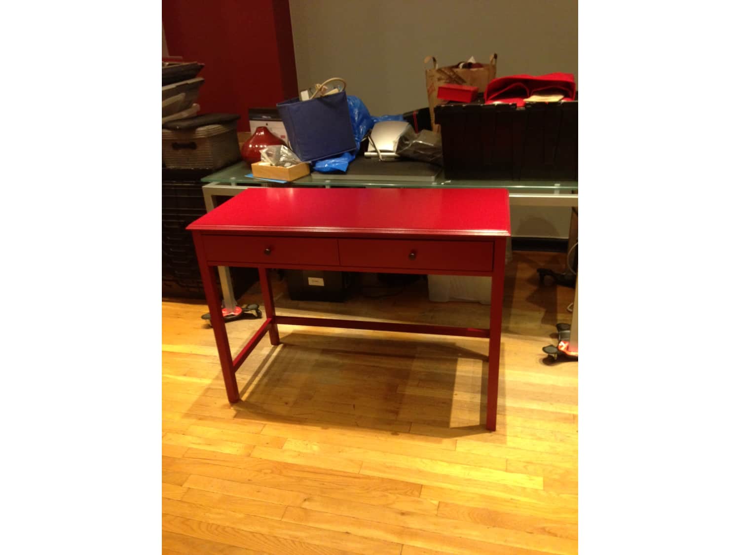 New Red Threshold Windham Desk From Target Apartment Therapy S
