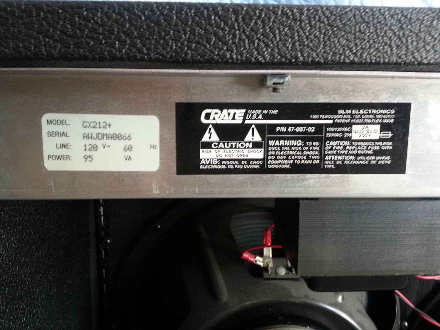 crate gx412s speakers