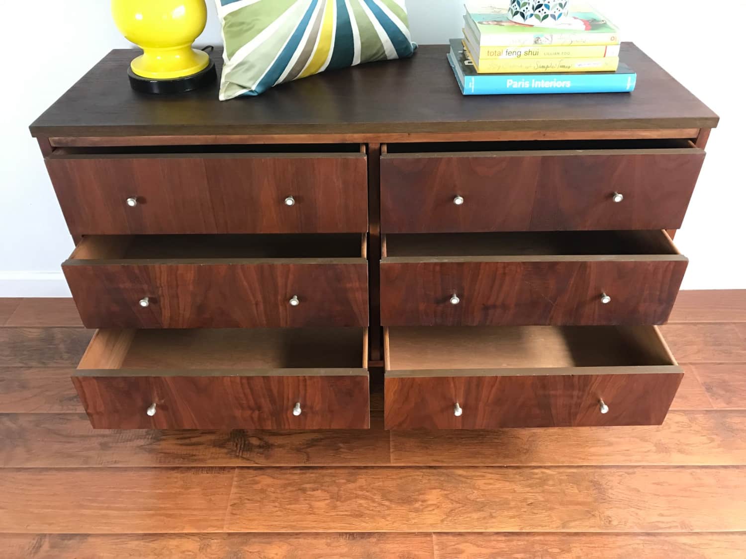 Mid Century Modern 6 Drawer Dresser/Changing Table Apartment Therapy