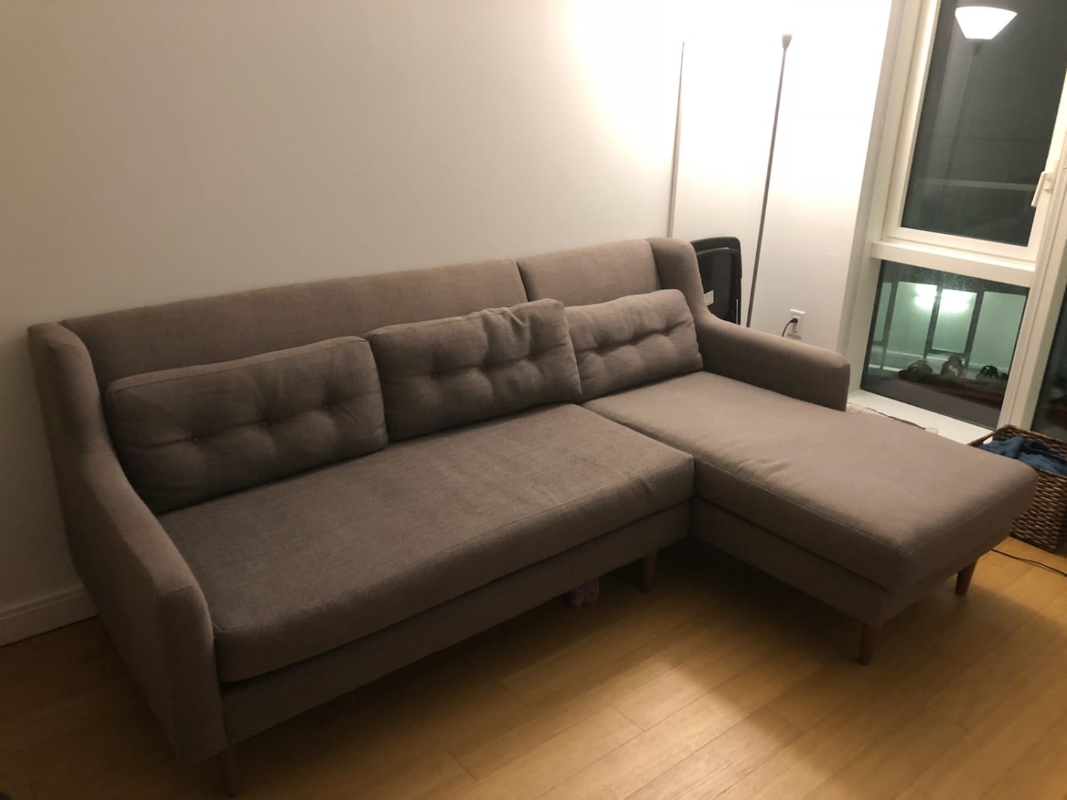 West Elm Crosby Sectional Sofa With Right Chaise Apartment