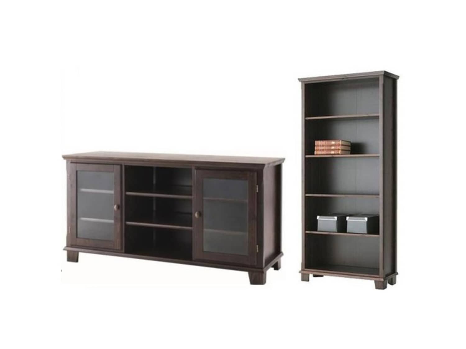 Ikea Markor Tv Bench And Bookcase Bookshelf Apartment Therapy S