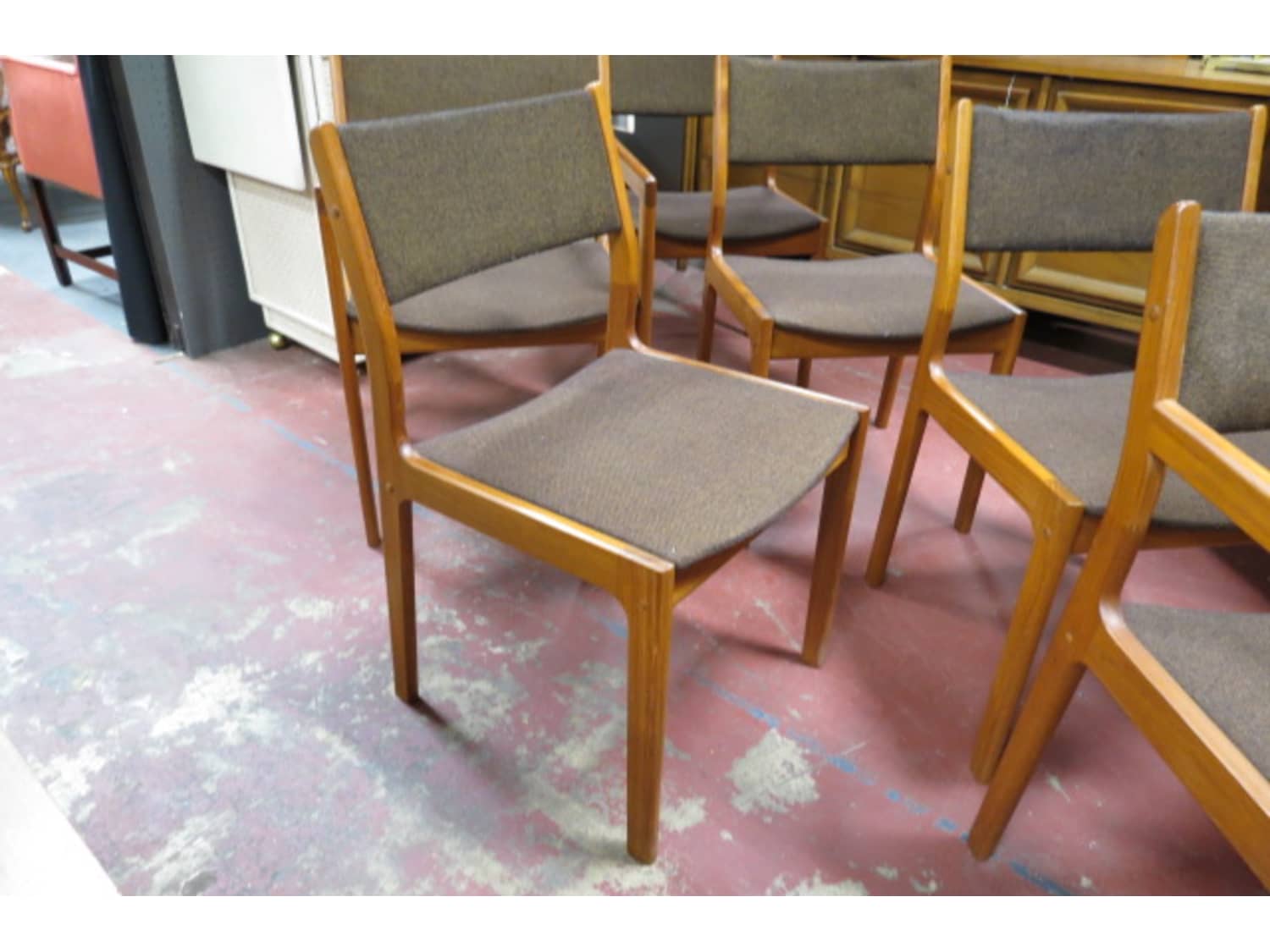 Vintage Danish Modern Set Of 6 D Scan Chairs Sale Apartment Therapy S Bazaar