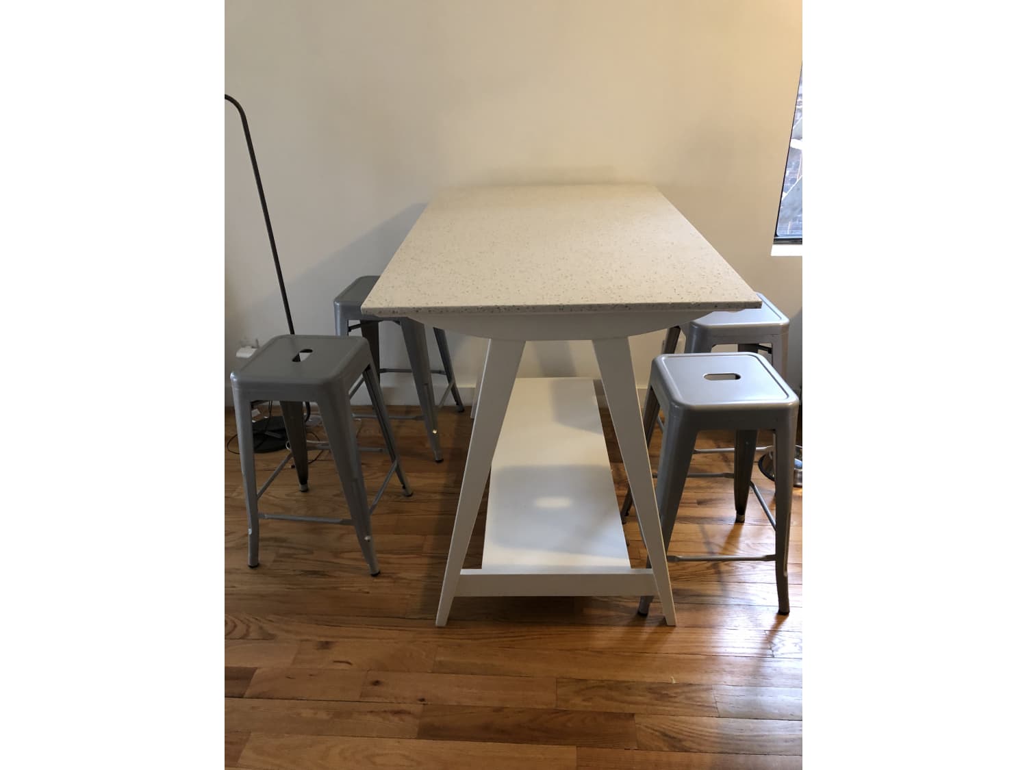 West Elm Compass Kitchen Island (Quartz) - White - Apartment ...