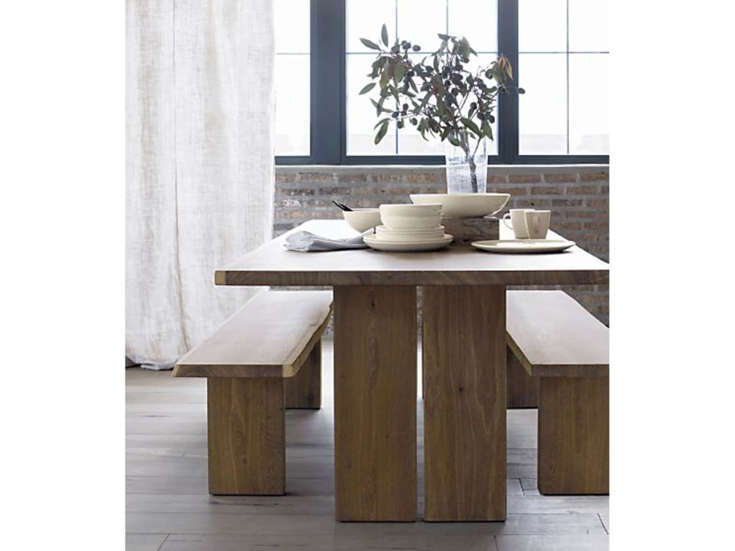 Crate Barrel 99 Dakota Dining In Smoked Oak Apartment Therapy S Bazaar