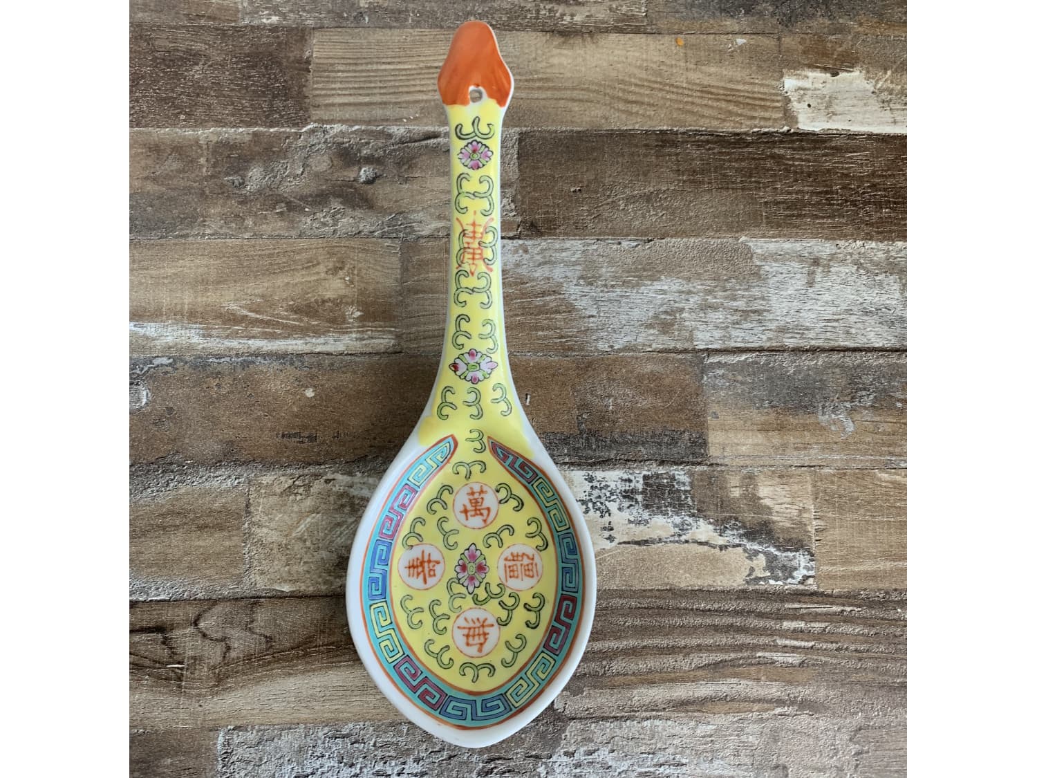 Beautiful Chinese Colorful Ceramic Spoon Rest - Apartment ...