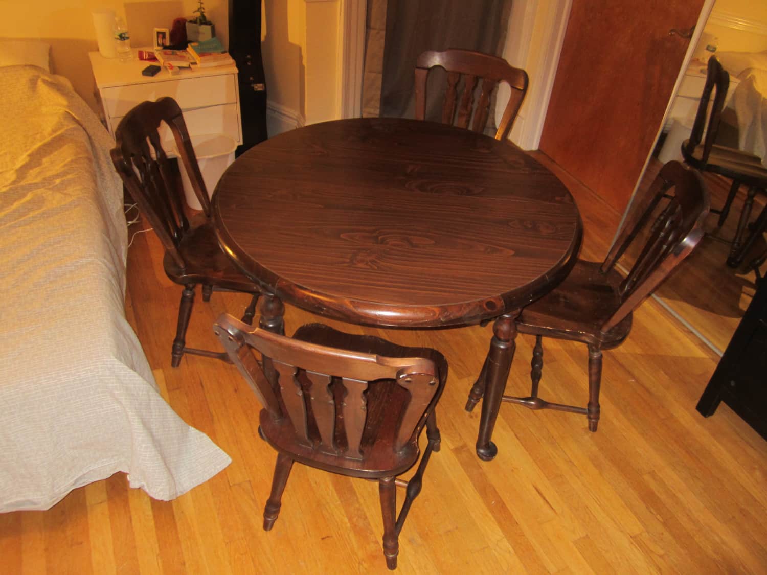 Ethan Allen Old Tavern Pine Dining Table W Chairs Ethan Allen